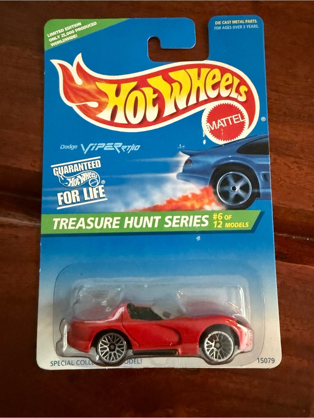 Hot Wheels 1996 Treasure Hunt Series Dodge Viper RT/10.  #6 of 12